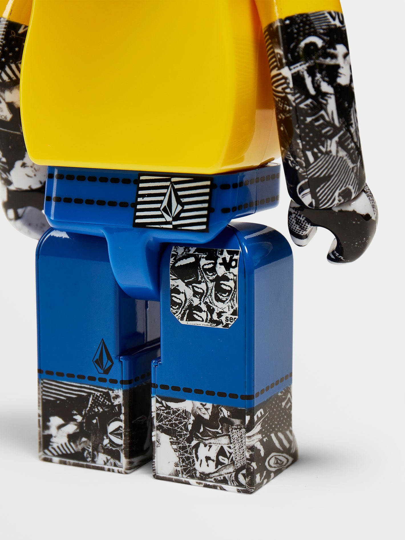 Bearbrick x Volcom 30th Anniversary 1000% Yellow/Blue