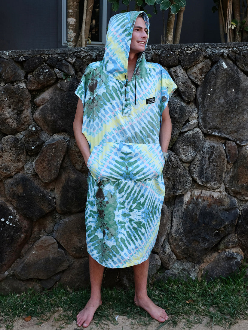 Volcom x Matador Packable Beach Poncho - Tie Dye