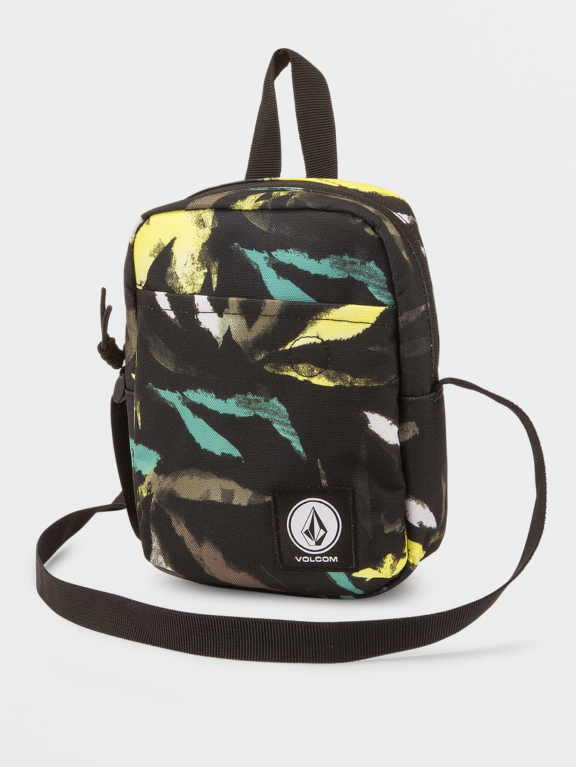 Volcom Cross-Body Stash Bag - Black Combo (E6522204_BLC) [F]