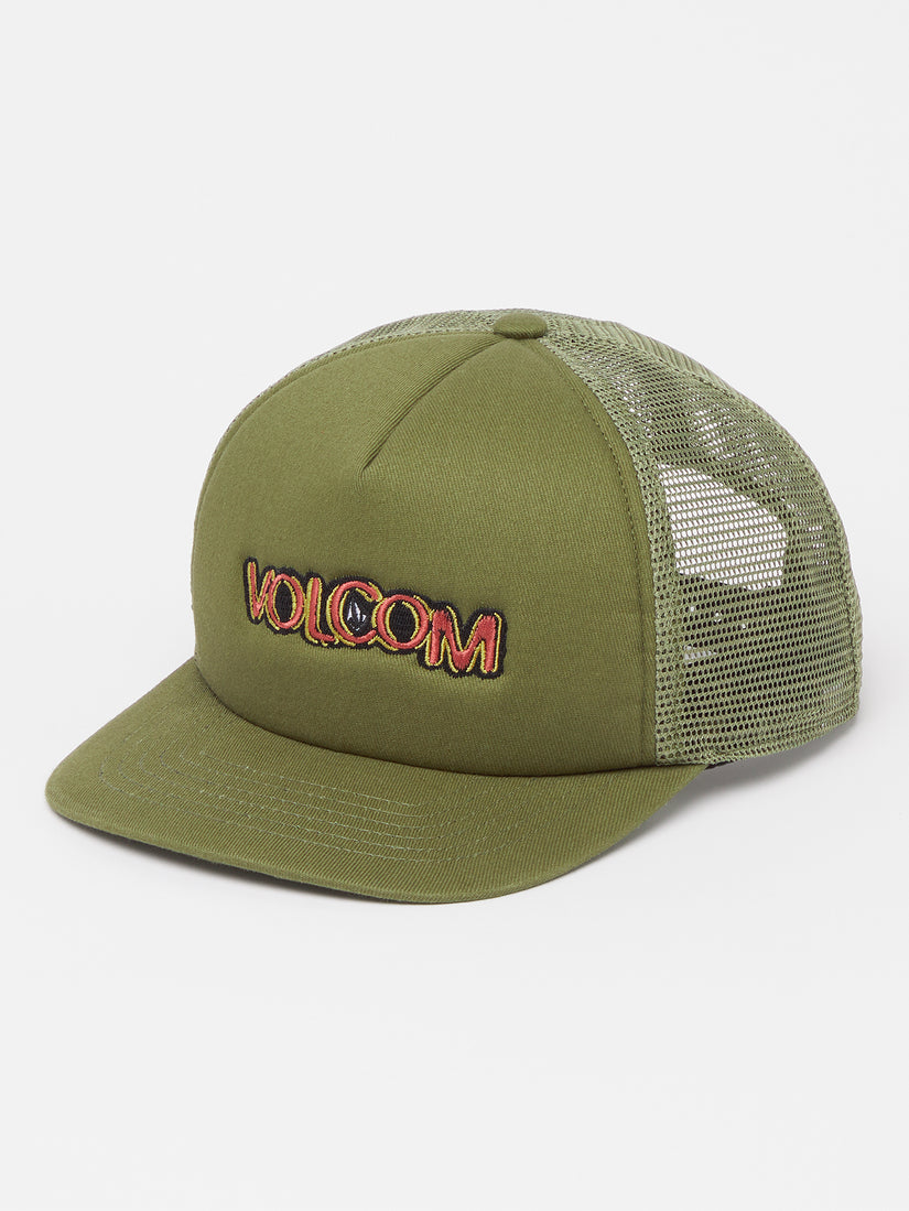 Big Boys Trux Cheese Hat - Military (F5532330_MIL) [F]