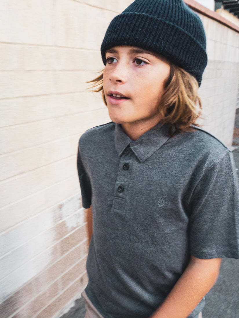 Big Boys Full Stone Beanie - Black