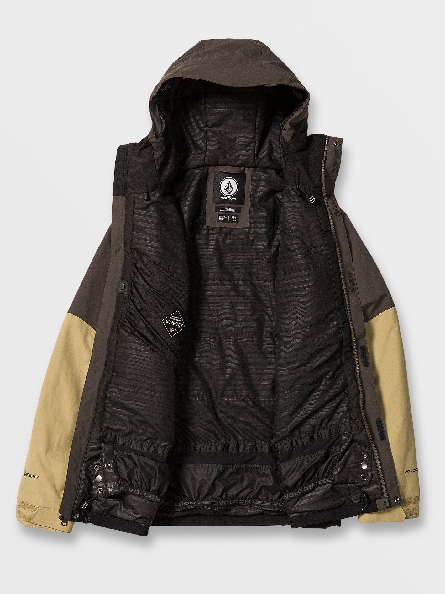 Mens L Insulated Gore-Tex Jacket - Brown – Volcom US