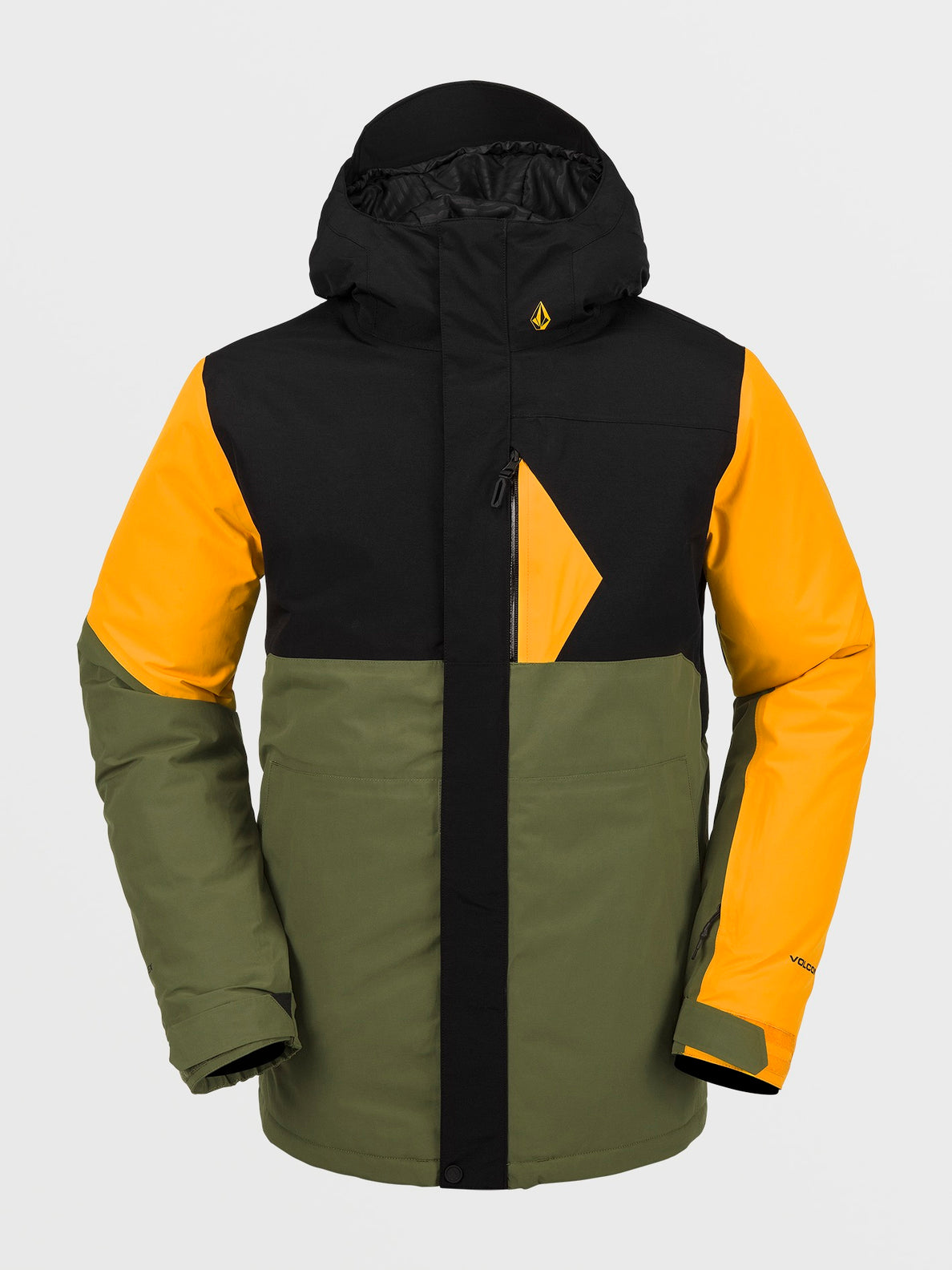 Mens L Insulated Gore-Tex Jacket - Gold
