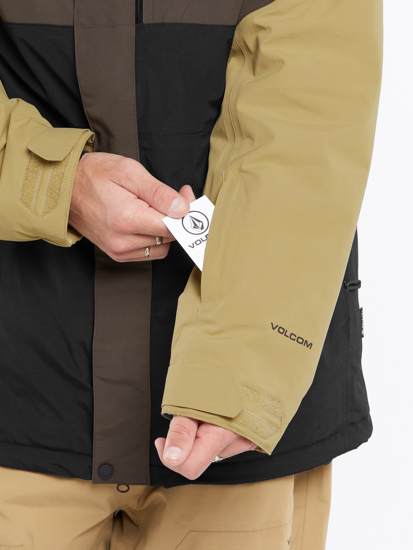 Mens L Gore-Tex Jacket - Brown – Volcom US