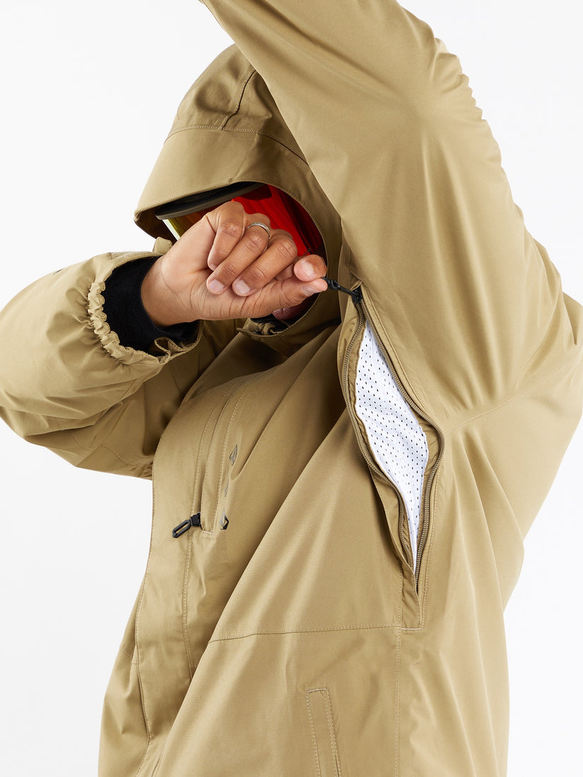 Mens Dua Gore-Tex Jacket - Dark Khaki (G0652407_DKA) [32]