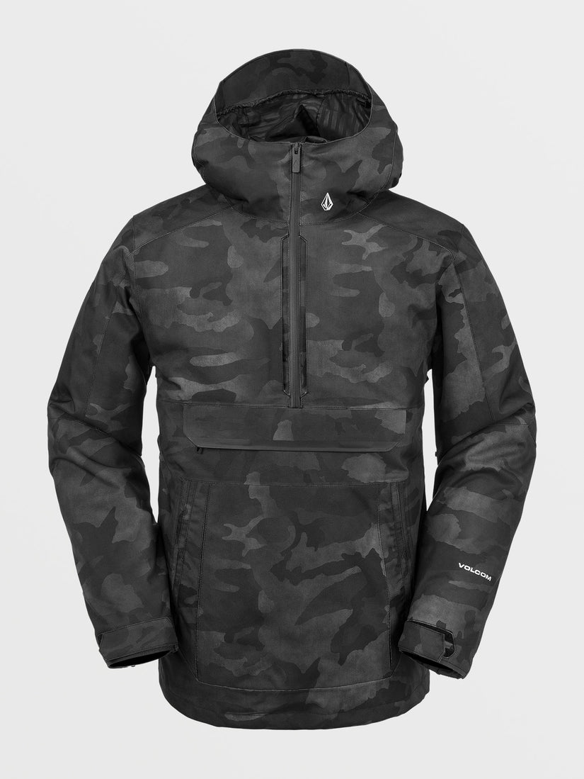 Mens Brighton Pullover Jacket - Black Camo (G0652408_BCO) [F]