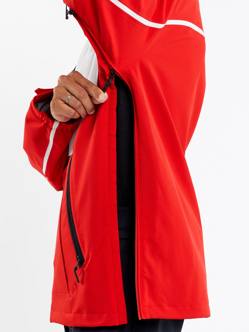 Mens Brighton Pullover Jacket - Red (G0652408_RED) [32]