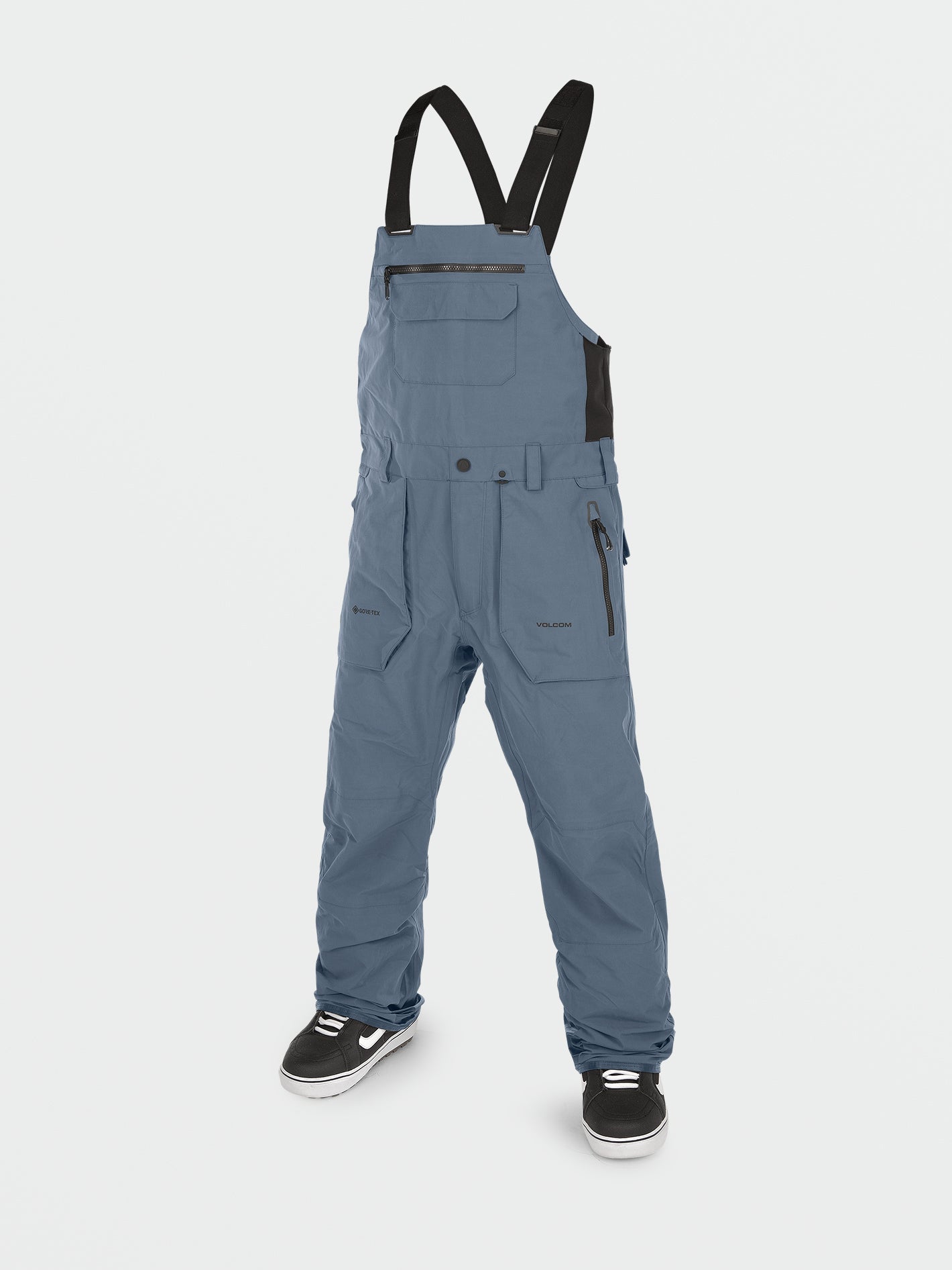 Mens Rain Gore-Tex Bib Overall - Dark Grey (2022) – Volcom US