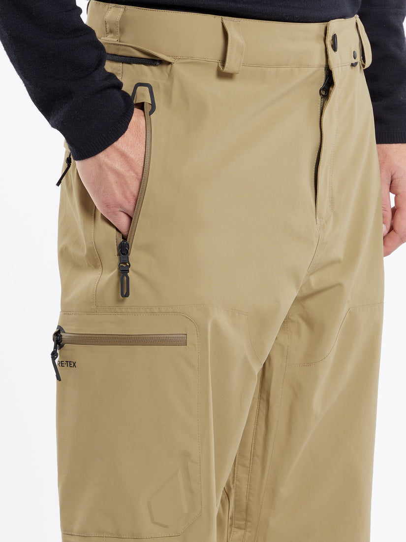 Mens L Gore-Tex Pants - Dark Khaki (G1352406_DKA) [35]