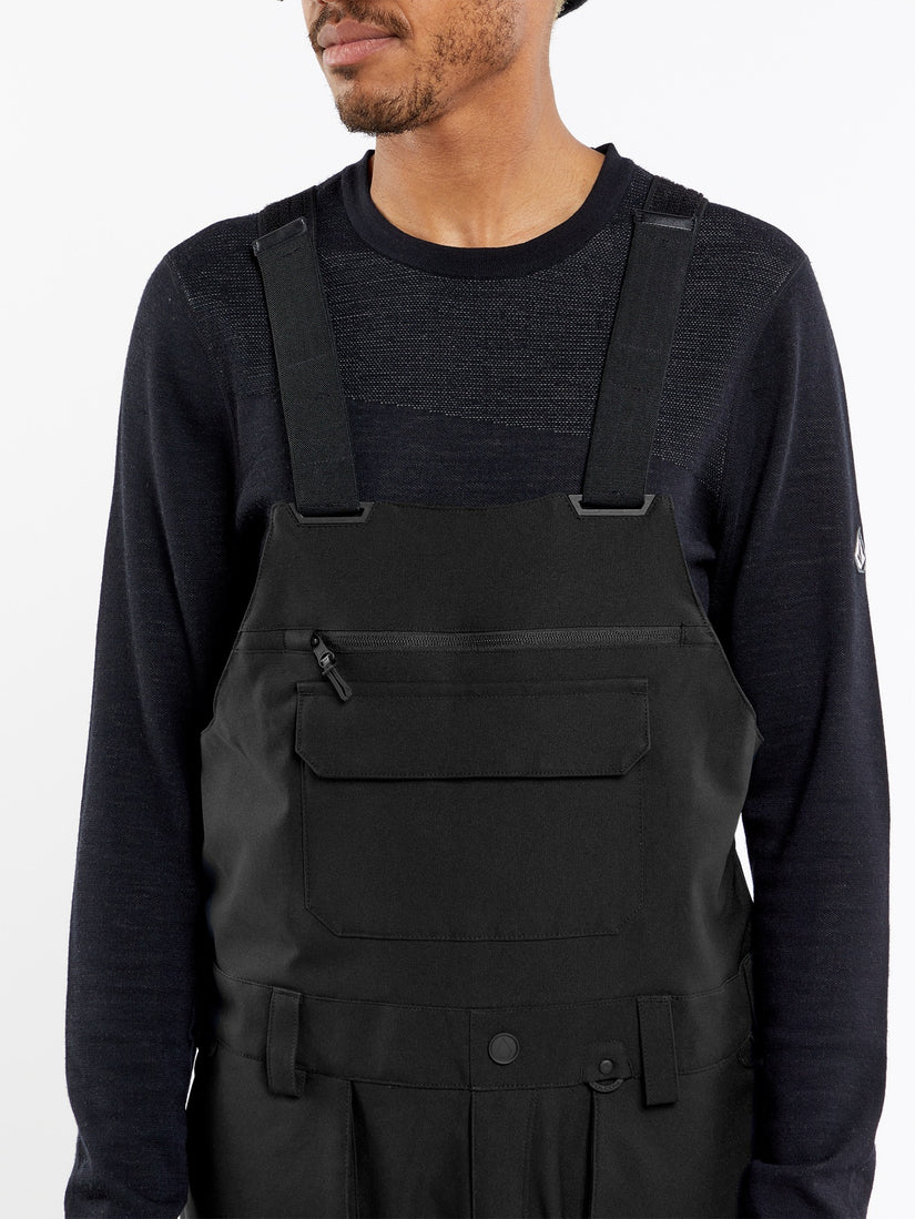 Mens Roan Bib Overalls - Black (G1352408_BLK) [30]