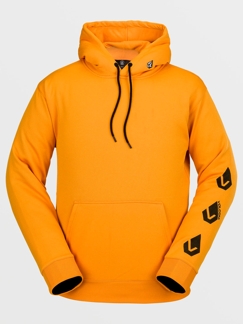 Mens Core Hydro Fleece Hoodie - Gold (G4152404_GLD) [F]