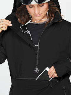 Womens Fern Insulated Gore Pullover - Black (2022) – Volcom US