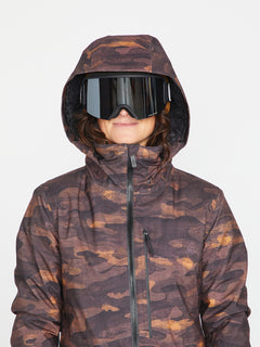 Womens camo snowboard outlet jacket