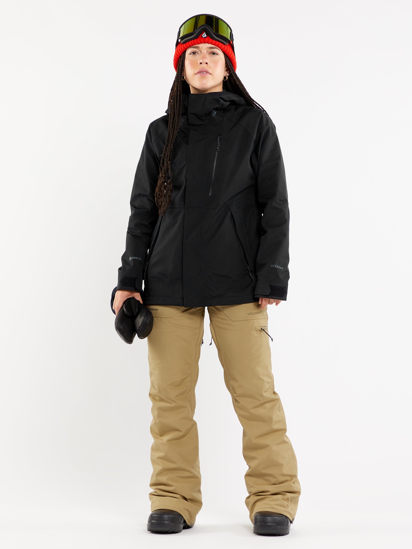 Womens Knox Ins Gore-Tex Pants - Dark Khaki – Volcom US