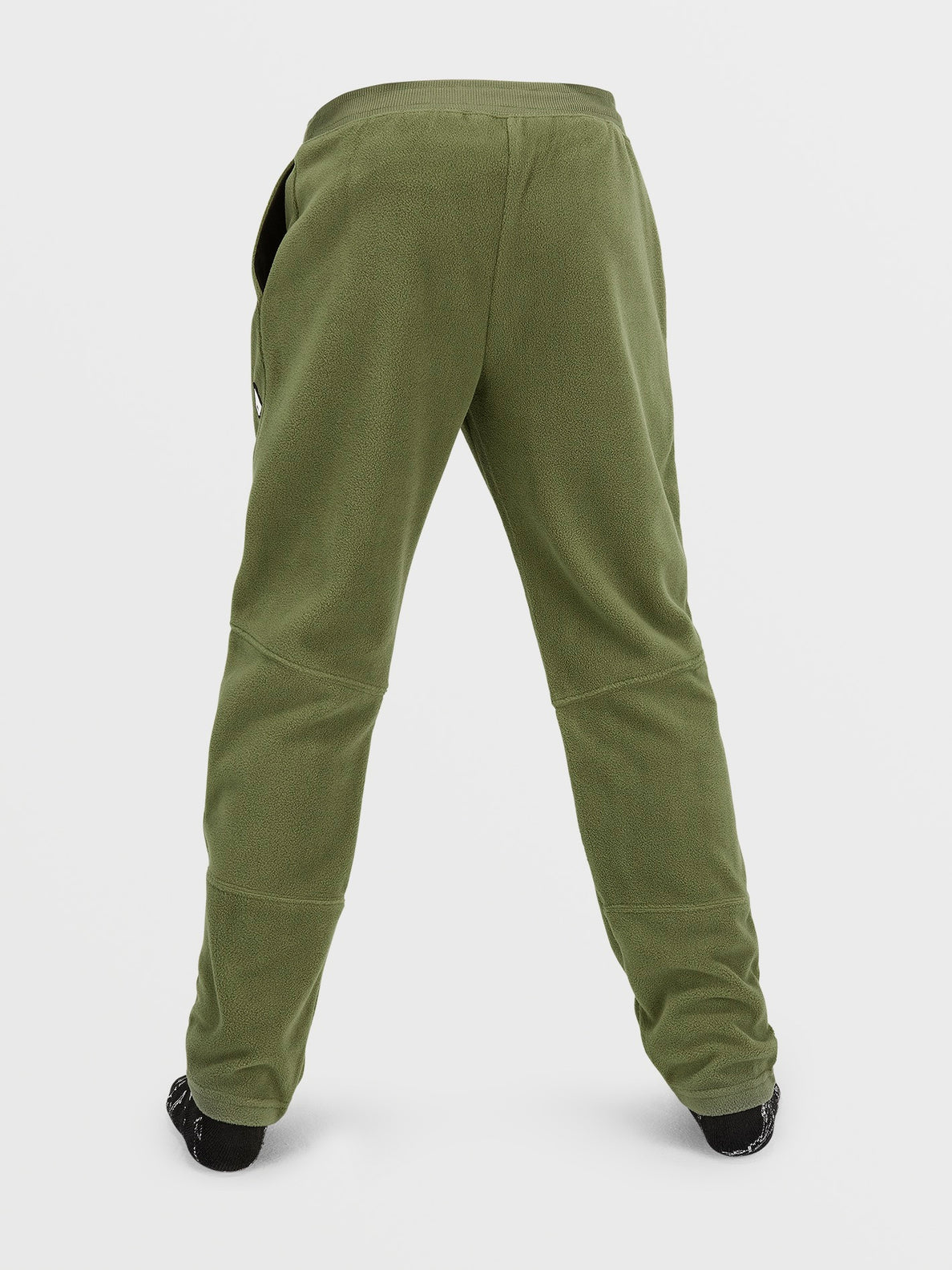Polar Fleece Pants Mens Sports Outdoor Warm Green Pants Boys Thick