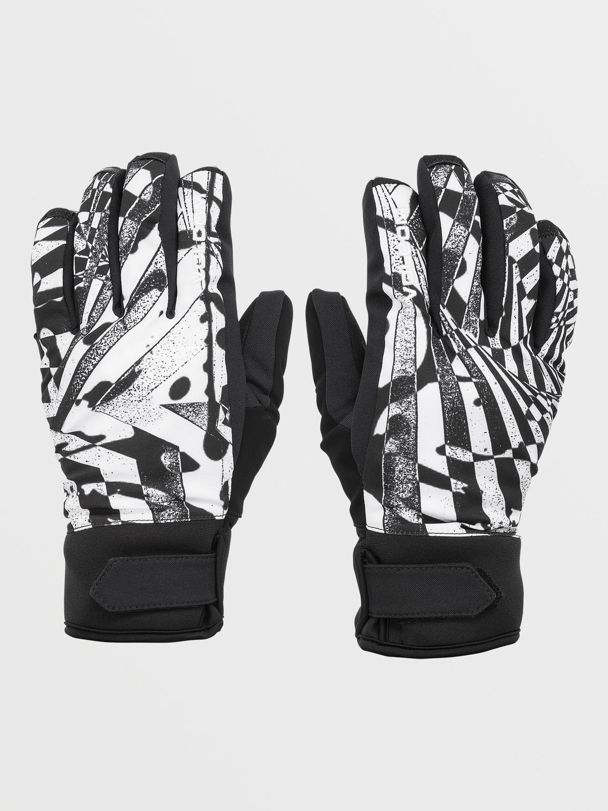 Mens V.Co Nyle Gloves - Black White – Volcom US