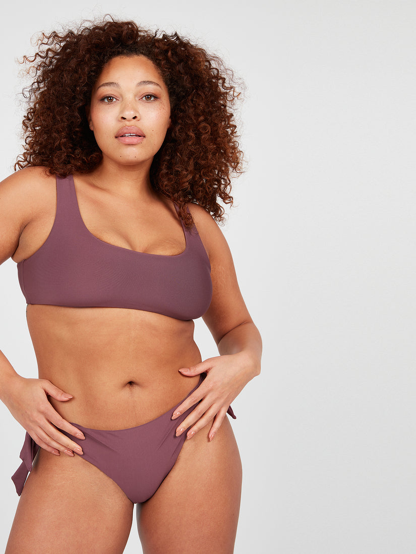 Simply Seamless Scoop Bikini Top - Eggplant (O1012210P_EGP) [19]