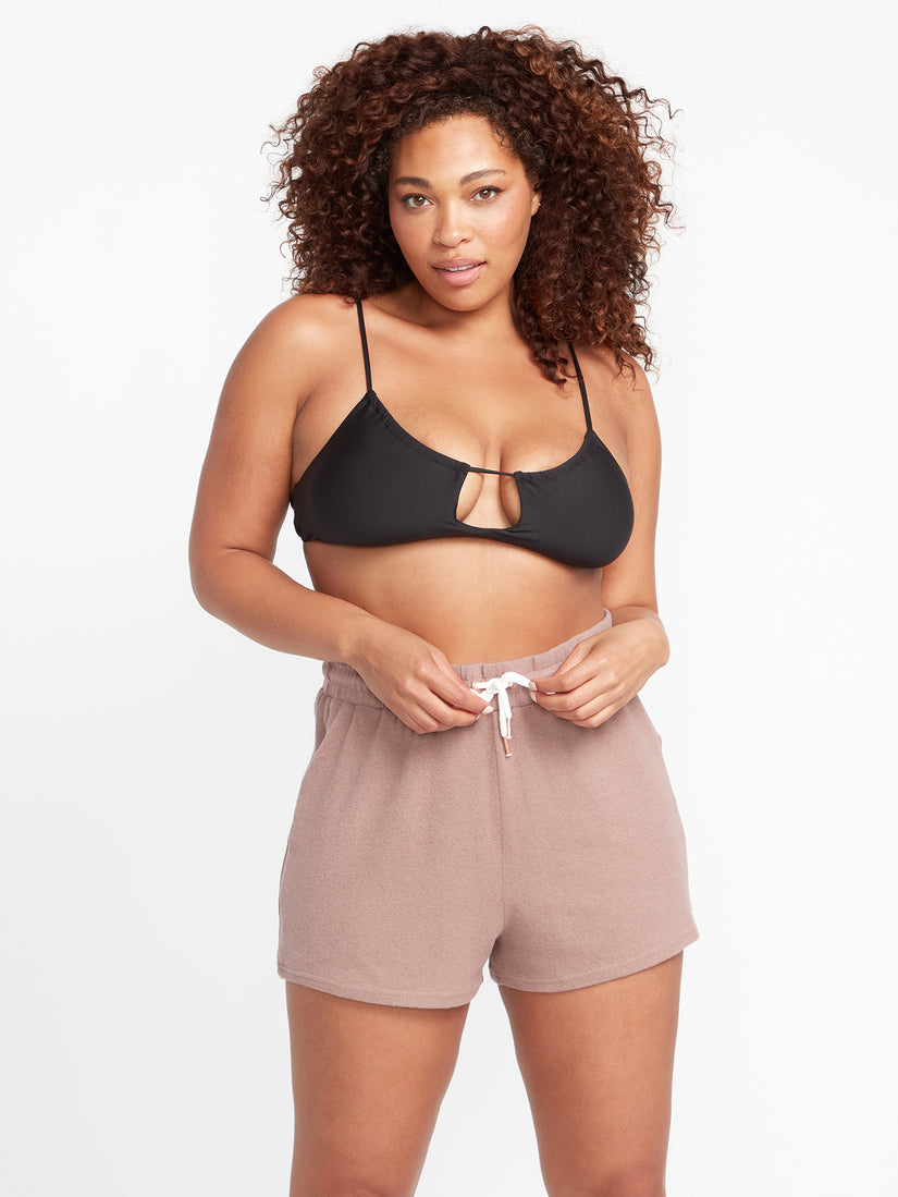 Simply Seamless Scoop Bikini Top - Black