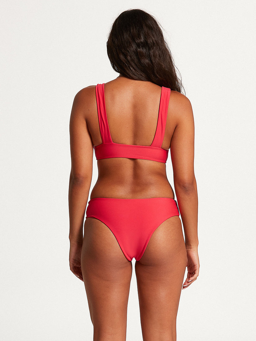 Simply Seamless Halter Bikini Top - True Red