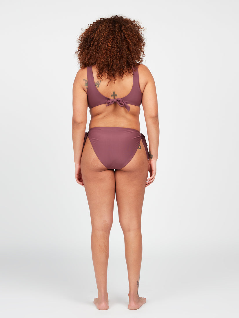 Simply Seamless Hipster Plus Size Bikini Bottom - Eggplant