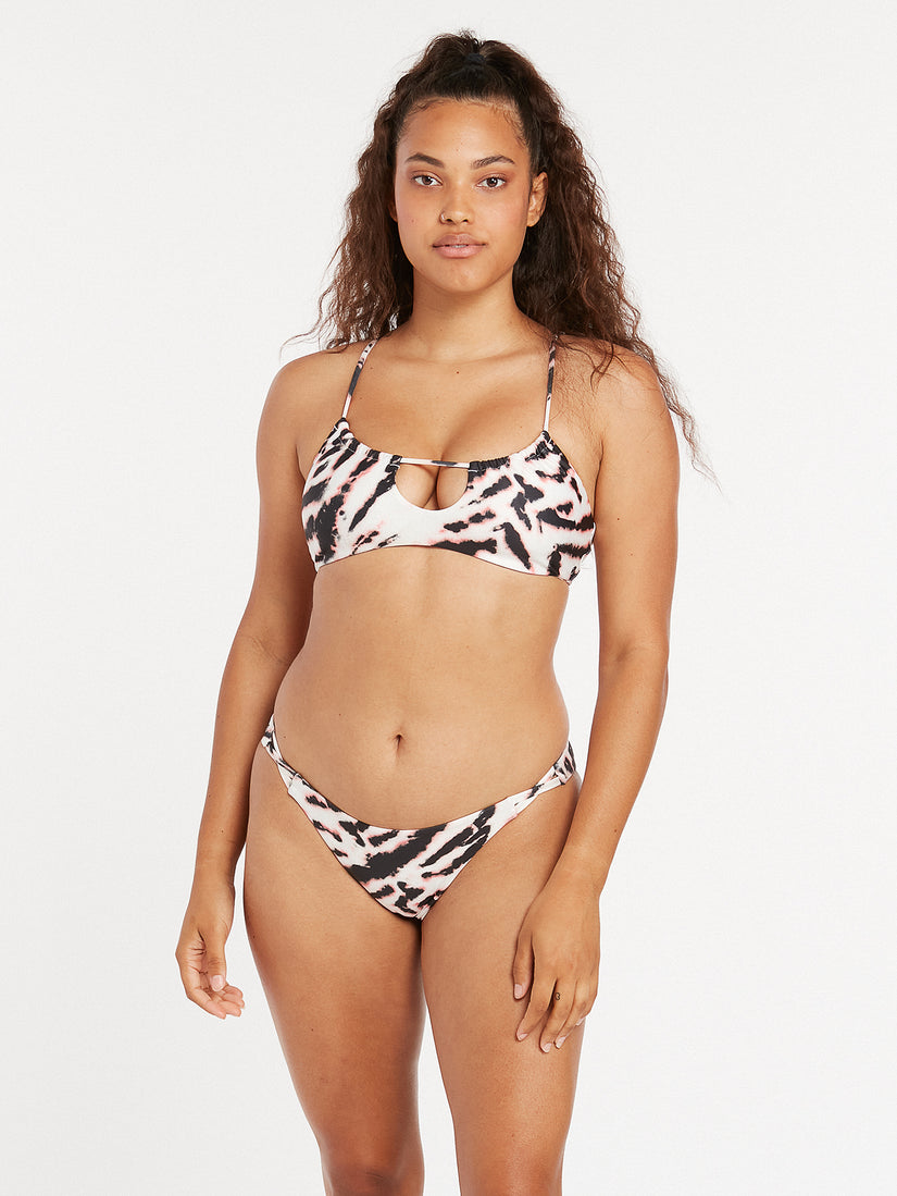 Tie Of The Tiger Hipster Bikini Bottom - White Combo (O2222208_WTC) [F]