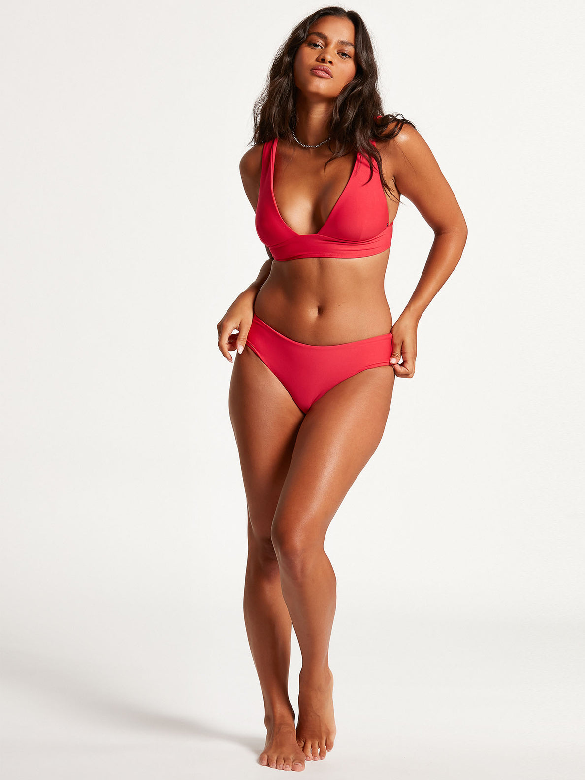 Simply Seamless Skimpy Bikini Bottom- True Red – Volcom US