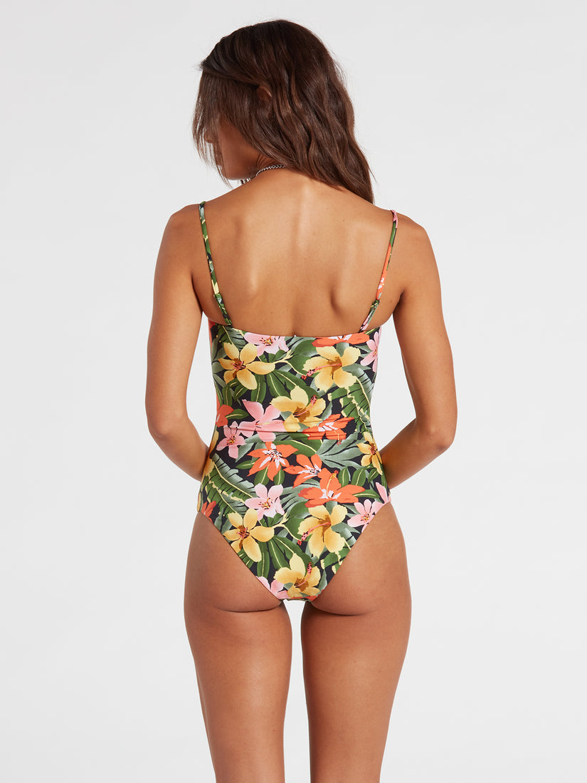 Dot The Island One-Piece Swim Suit - Black (O3042100_BLK) [1]