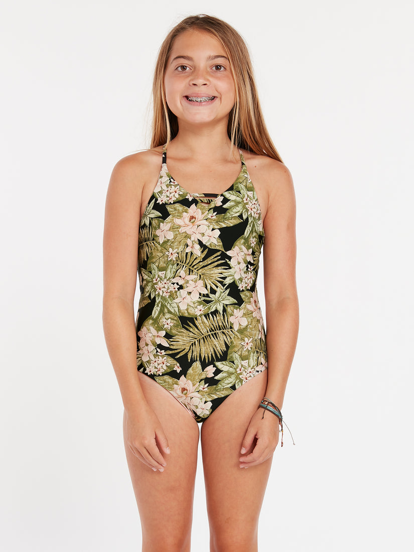 Big Girls Wild Child One Piece - Shadow Lime (Q3022200_SHL) [F]