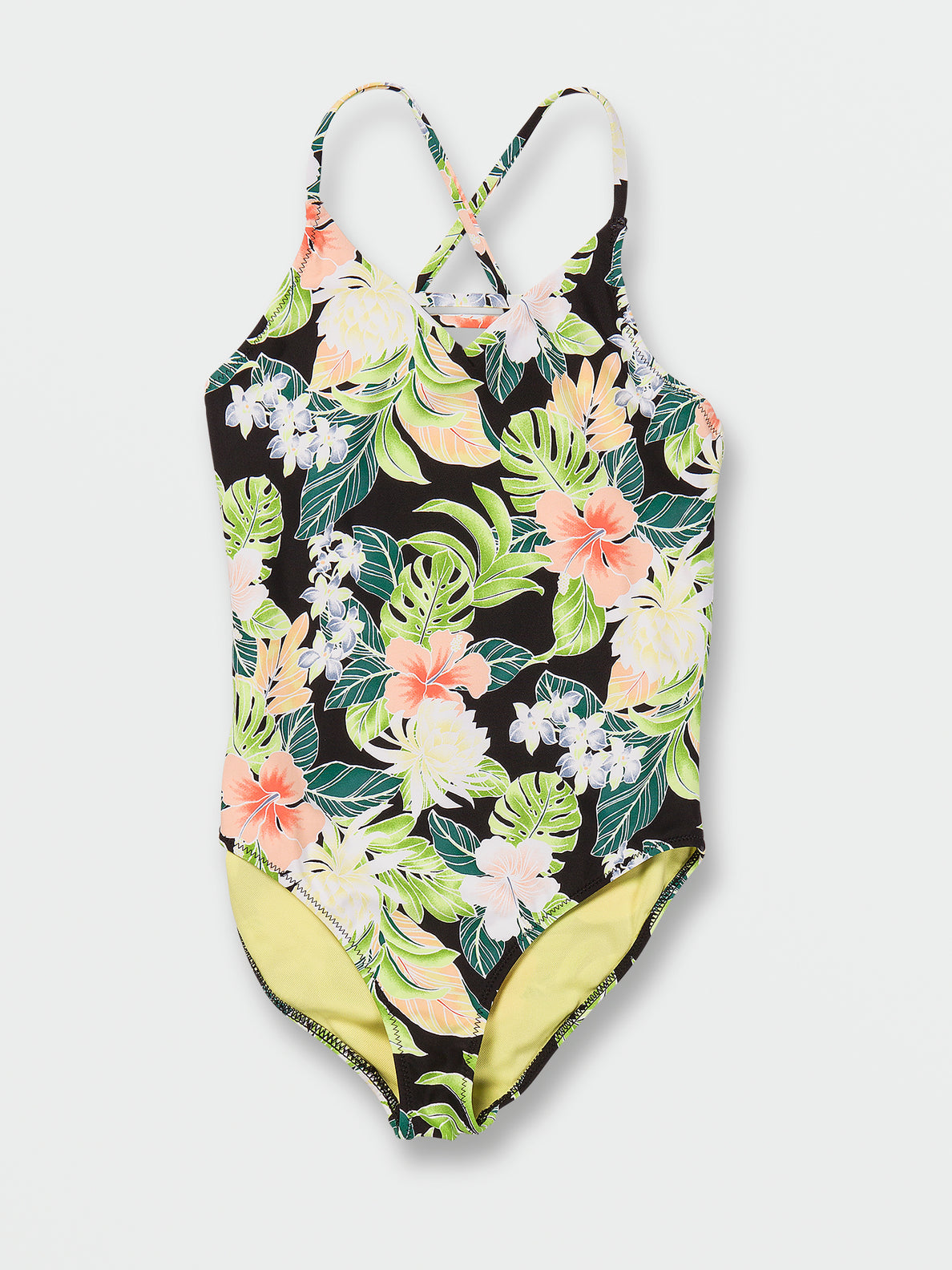 Moana 2 Piece Floral Swimsuit For Kids