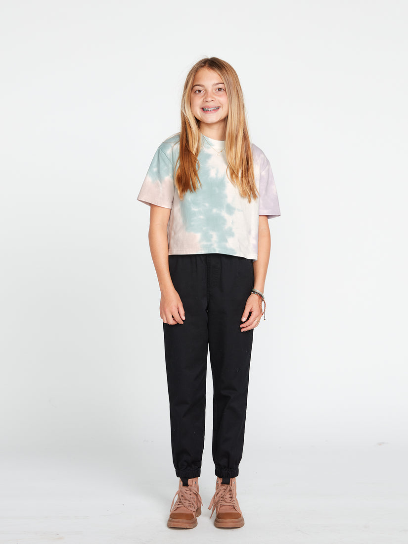 Girls Galactic Stone Short Sleeve Top - Stone Blue (R0132201_SNB) [F]