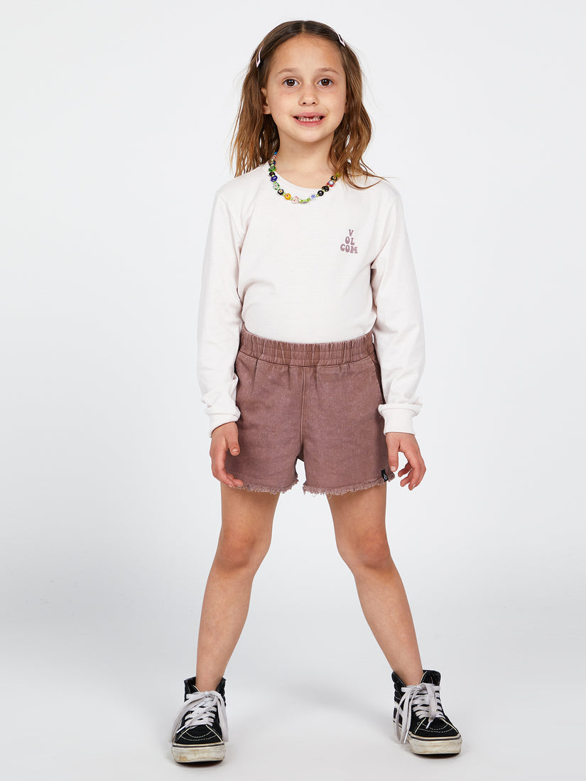 Girls Strutin Stone Shorts - Raisin (R0912105_RSN) [3]