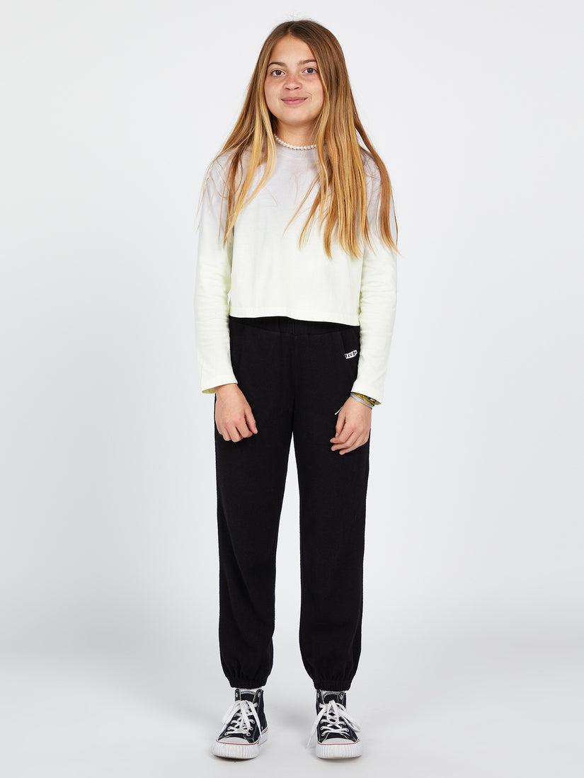 Girls Lived In Lounge Fleece Pants - Black (R1212102_BLK) [F]