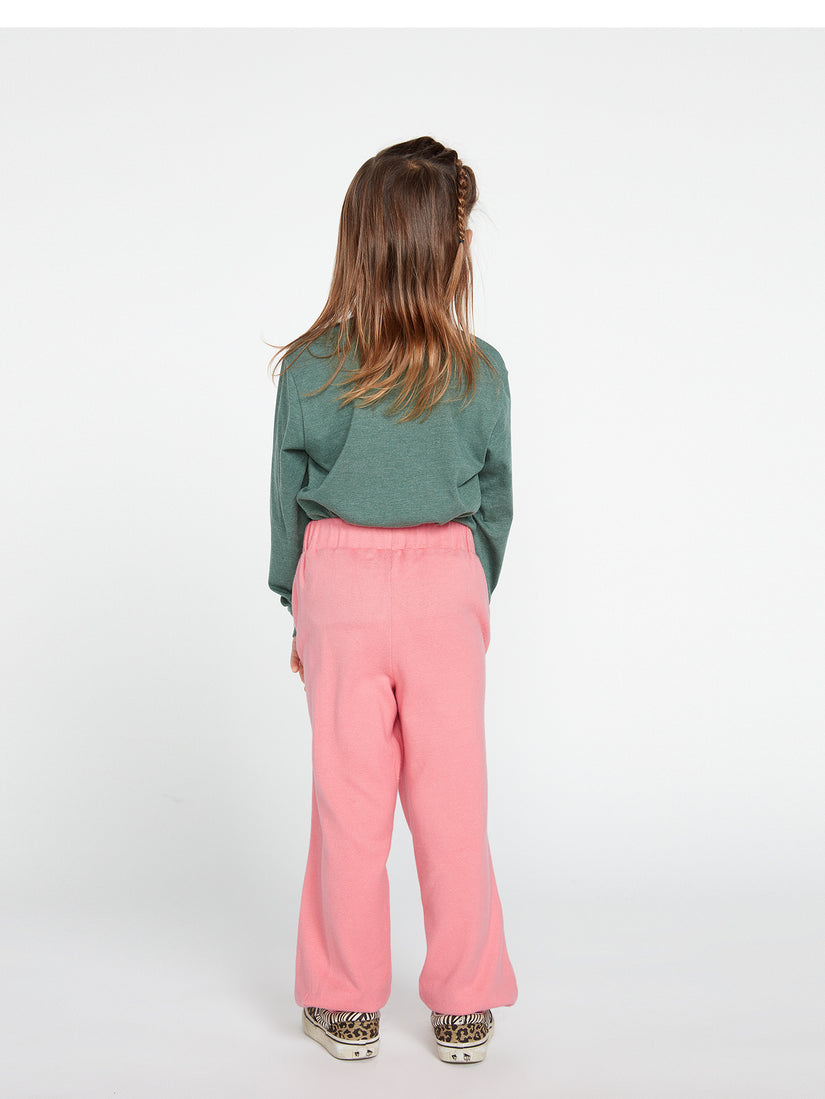 Girls Lived In Lounge Fleece Pants - Coral Haze (R1212102_CRH) [4]