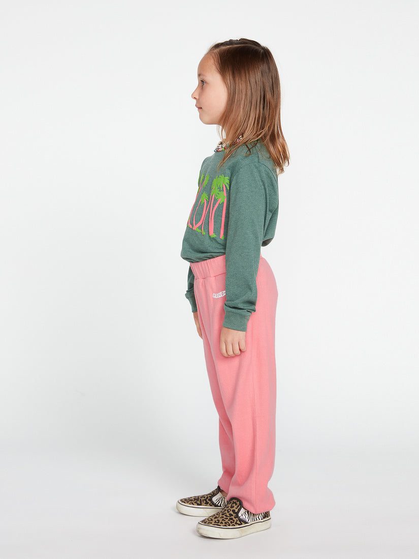 Girls Lived In Lounge Fleece Pants - Coral Haze (R1212102_CRH) [5]