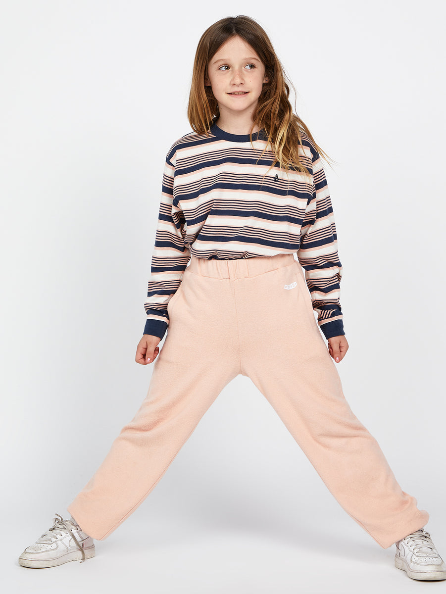 Girls Lived In Lounge Fleece Pants - Hazey Pink – Volcom US