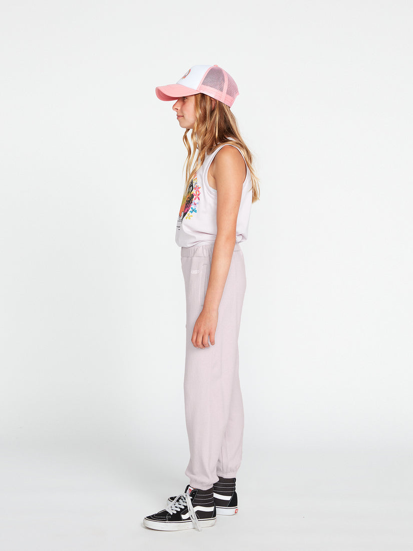 Girls Lived In Lounge Fleece Pants - Lavender (R1212102_LAV) [5]