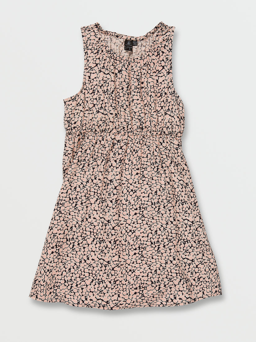 Girls Poppin Stone Dress - Melon (R1312302_MEL) [F]