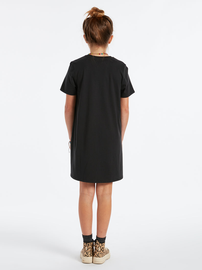 Big Girls Truly Stokin Dress - Black (R1322200_BLK) [B]