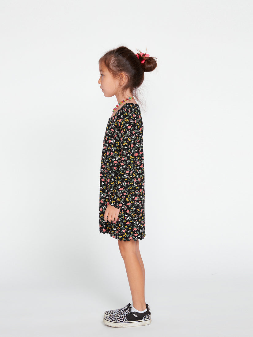 Girls Eazy Focheezy Dress - Black Combo (R1332202_BLC) [4]