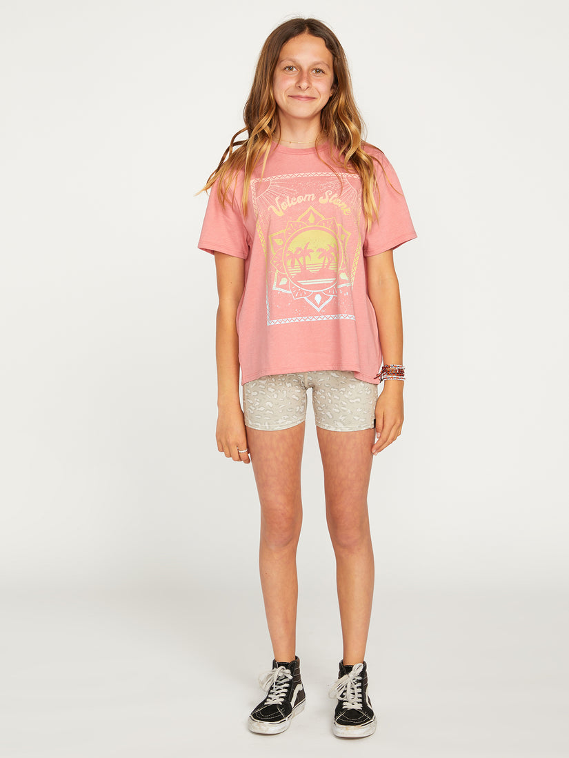 Girls Truly Stoked Boyfriend Tee - Desert Pink