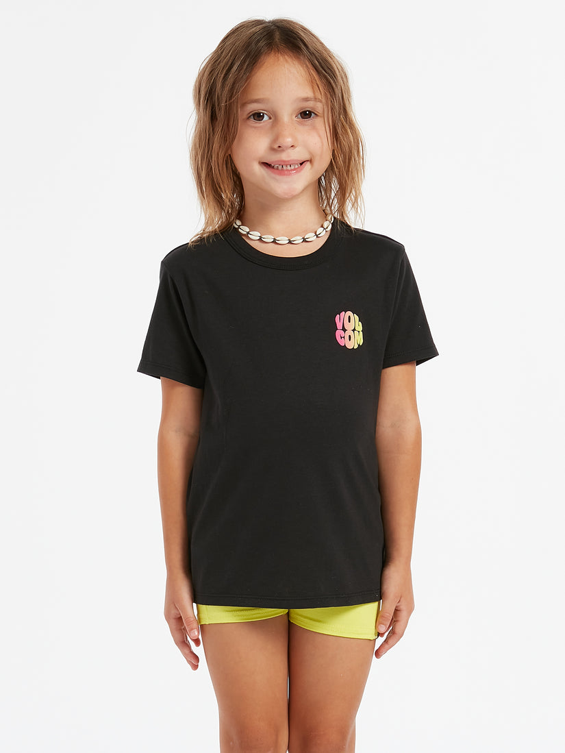 Big Girls Star Shields Tee - Black (R3522202_BLK) [3]