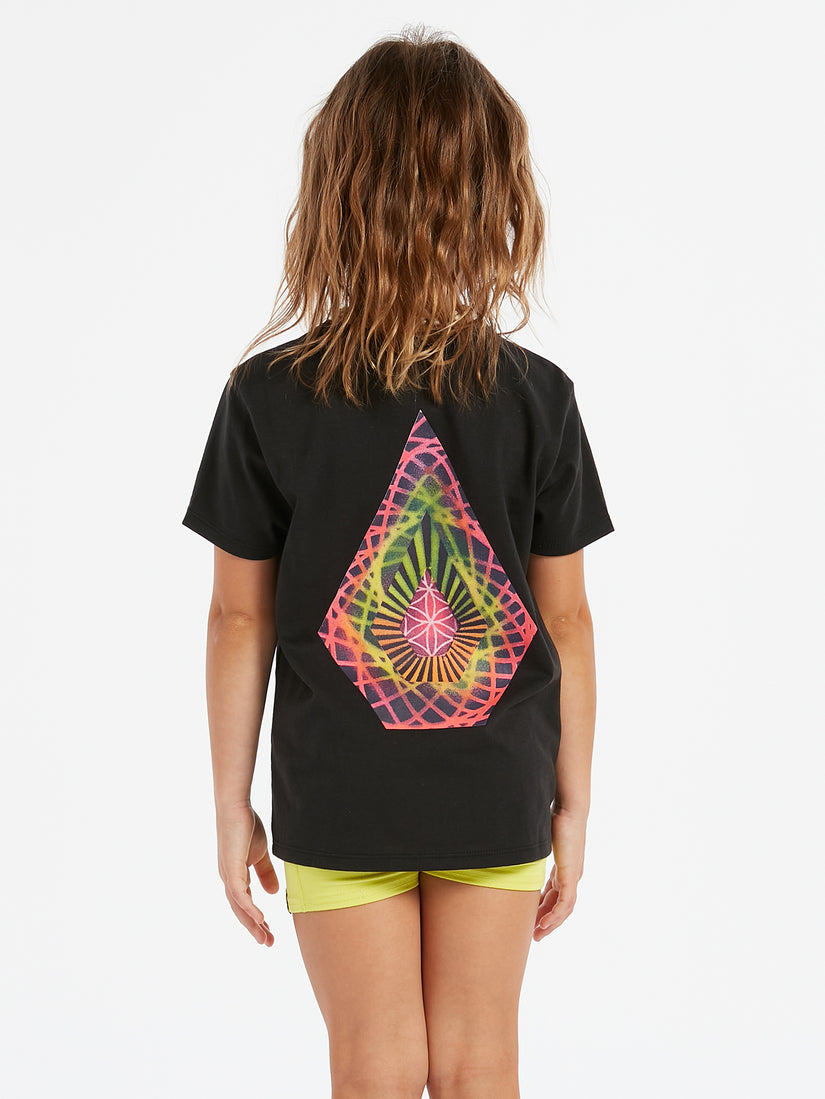 Big Girls Star Shields Tee - Black (R3522202_BLK) [4]