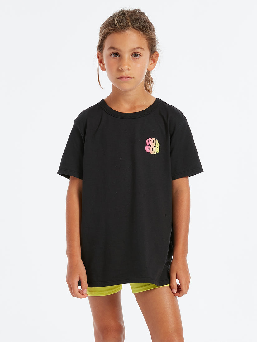 Big Girls Star Shields Tee - Black (R3522202_BLK) [F]