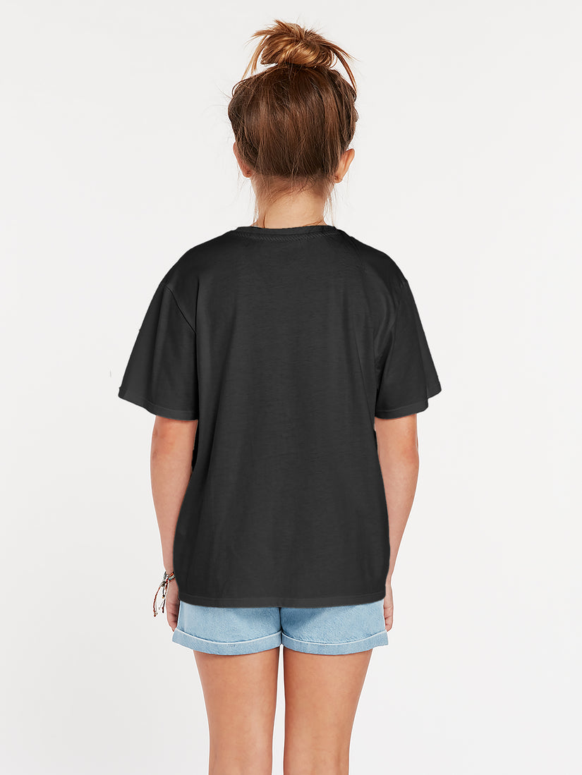 Girls Truly Stoked Boyfriend Tee - Black Combo