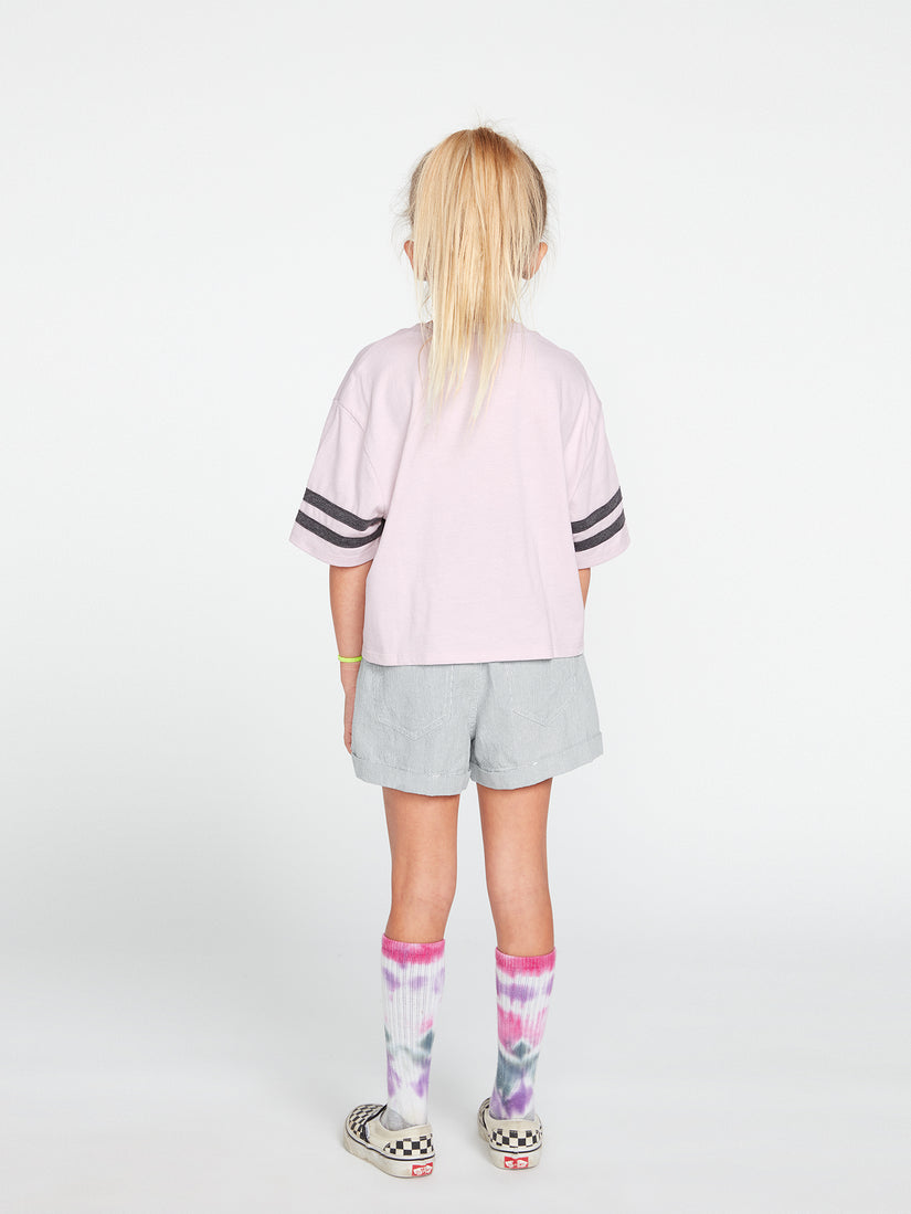 Girls Truly Stoked Short Sleeve Tee - Lavender (R3532201_LAV) [B]