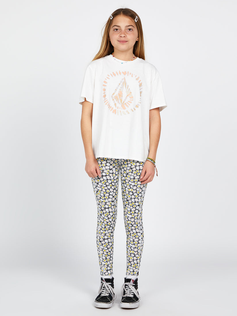 Girls Truly Stoked Short Sleeve Boyfriend Tee - Star White (R3542202_SWH) [2]