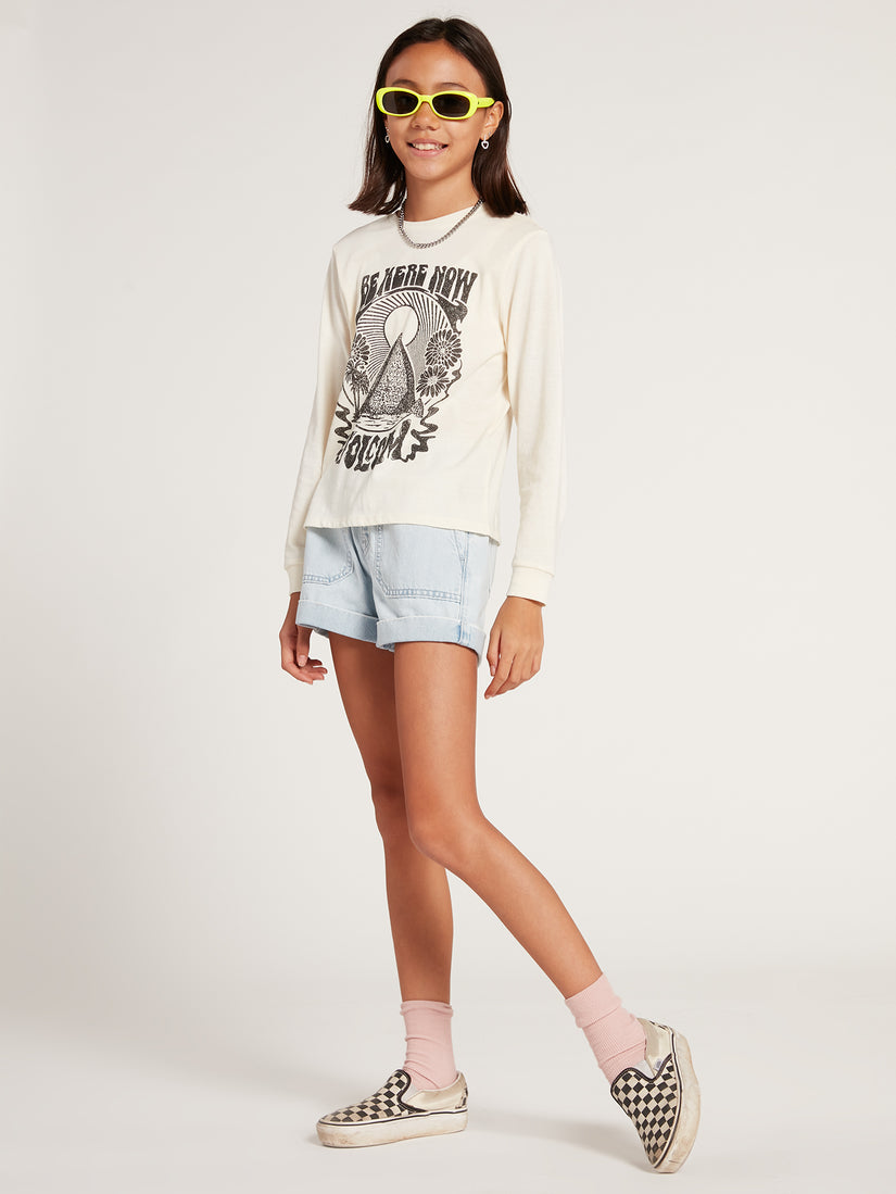 Girls Made From Stoke Long Sleeve Tee- Cloud (R3632100_CLO) [2]