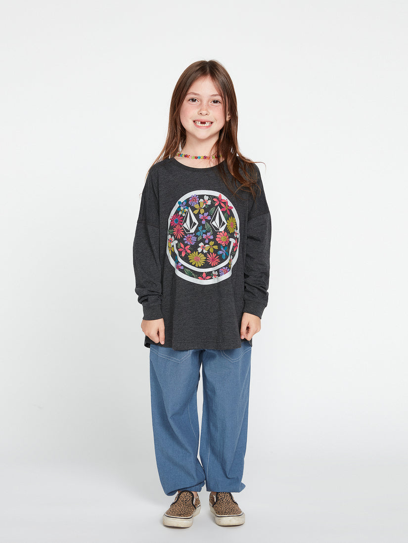 Girls Werkin Doubles Long Sleeve Tee - Black (R3632201_BLK) [2]