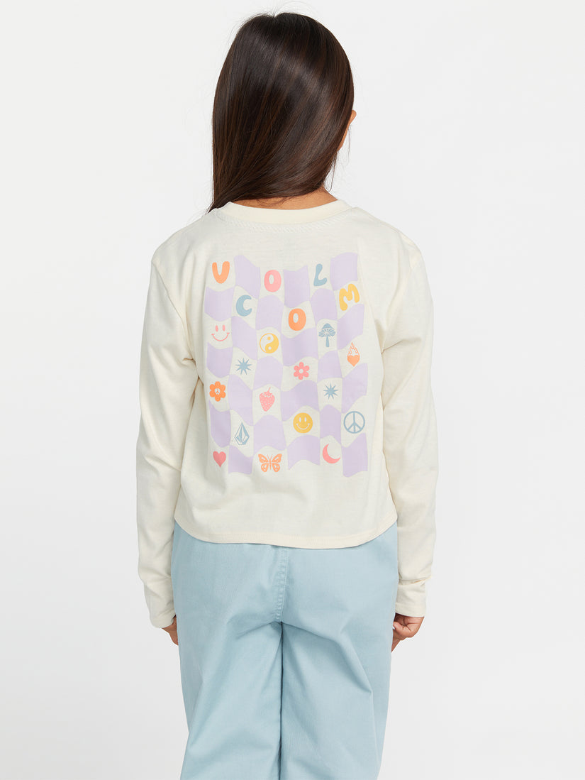 Girls Pocket Dial Long Sleeve Tee - Cloud (R3632303_CLO) [2]