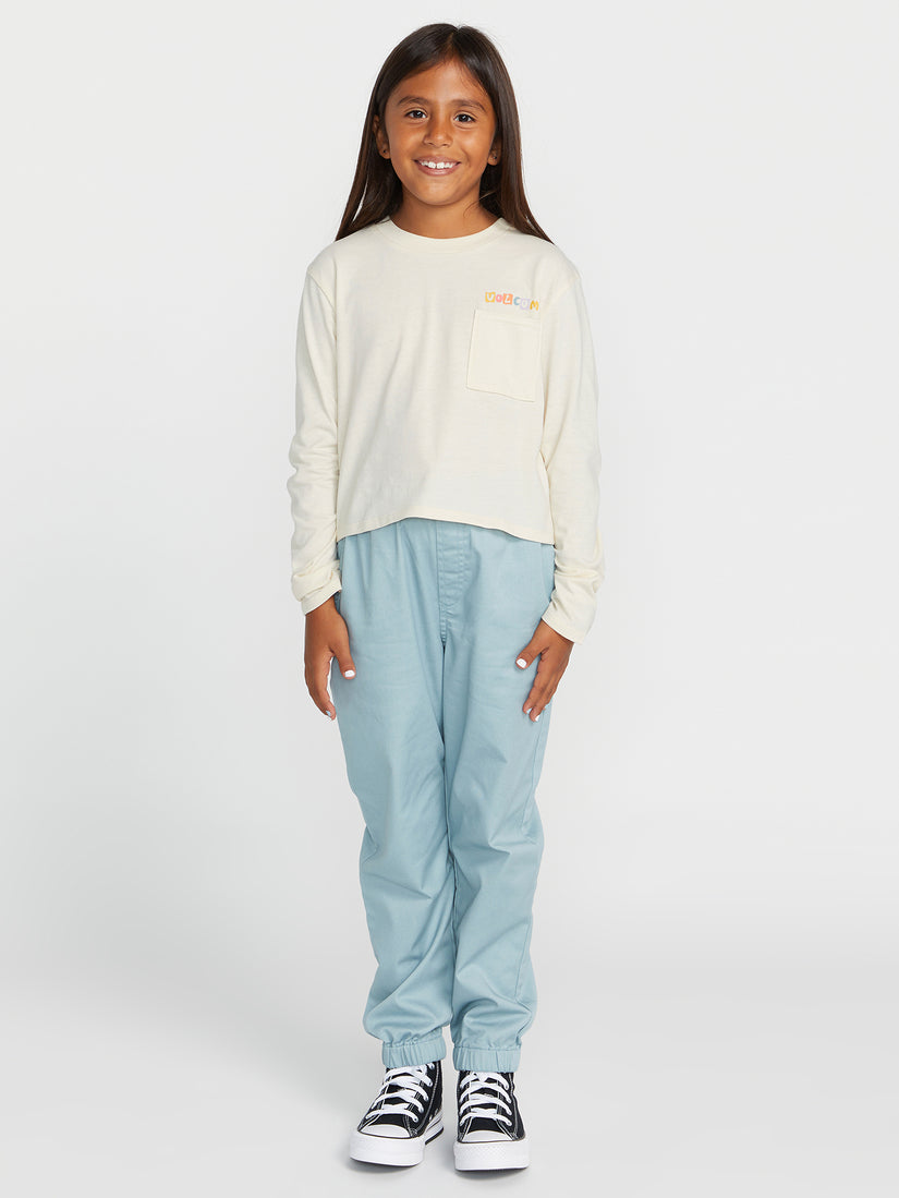 Girls Pocket Dial Long Sleeve Tee - Cloud (R3632303_CLO) [3]